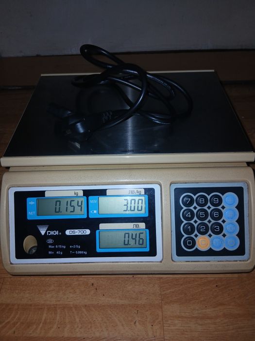 Ел.везна диги дс-700 сертифицирана
