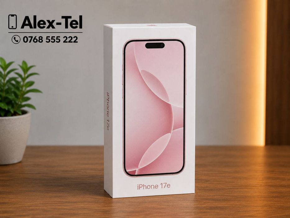 Alex-Tel® Apple iPhone 17E 256GB Pink si Black Sigilat Nou