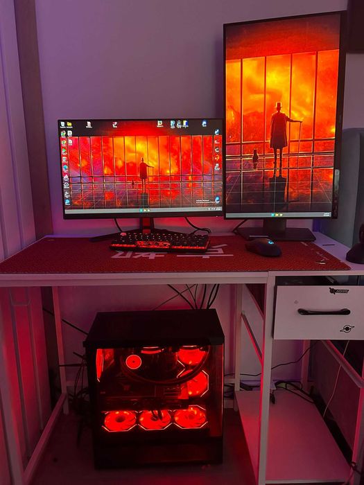 Setup Complet - PC I5-14600k+AMD RX 9070 - 2 Monitoare - Periferice