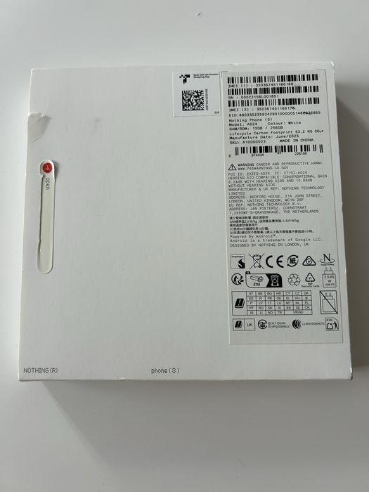 Nothing Phone (3) 5G 256GB 12GB RAM Dual