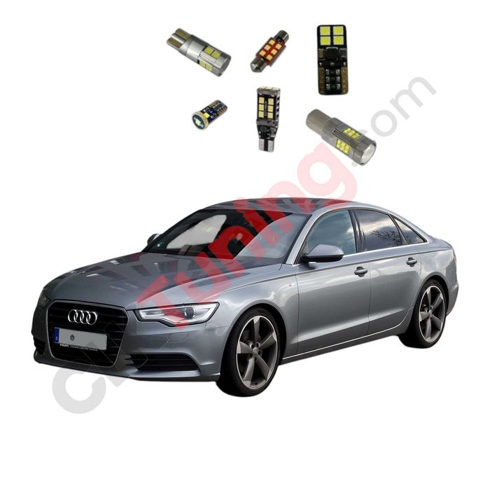 Pachet becuri led leduri pt iluminare interior Audi A6 C7