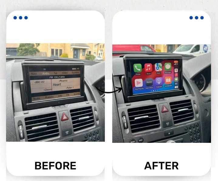 Carplay Android auto за Mercedes W212 W204 W218 W166 NTG 4.0 [4.5,5.0)