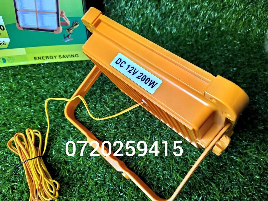 Proiector led Camping, Pescuit  200W - 12V - 6000K-6500K