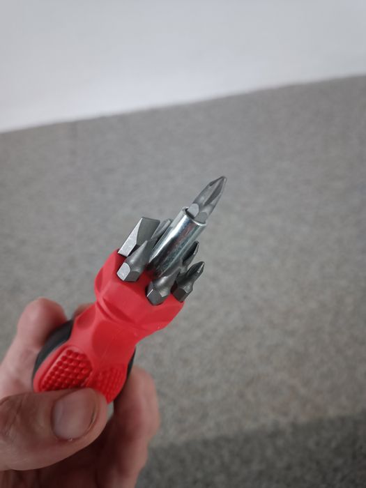 Set Șurubelniță scurta mâner siliconic