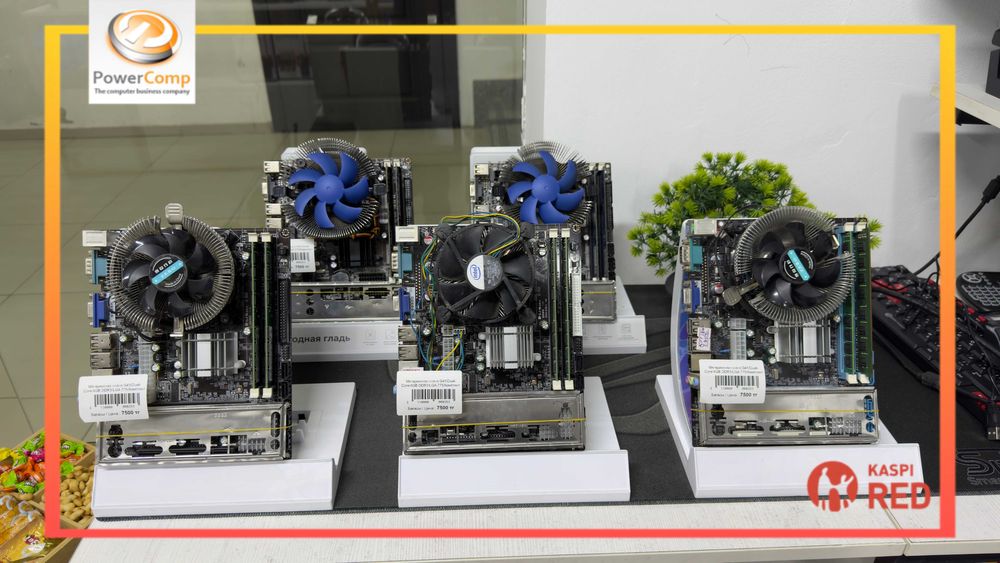 Материнская плата G41/Dual Core/4GB DDR3/LGA775/Комплект (5шт)