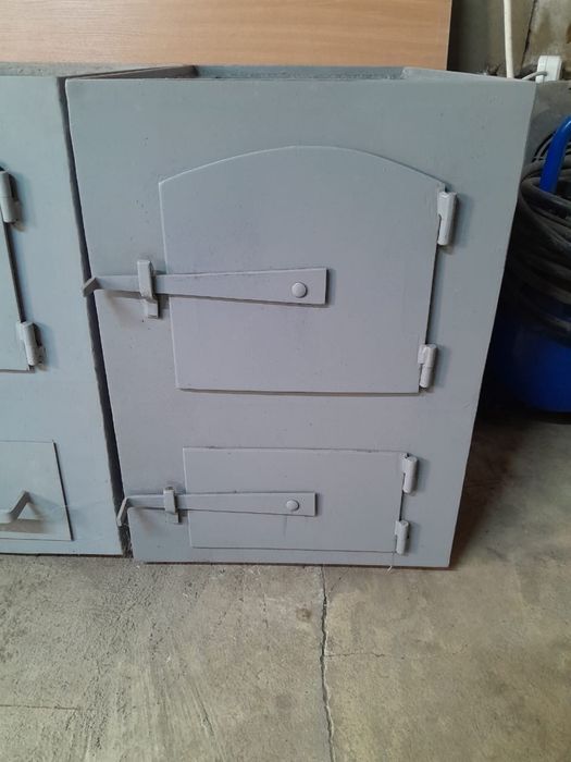 печь котел под плиту S 100м2