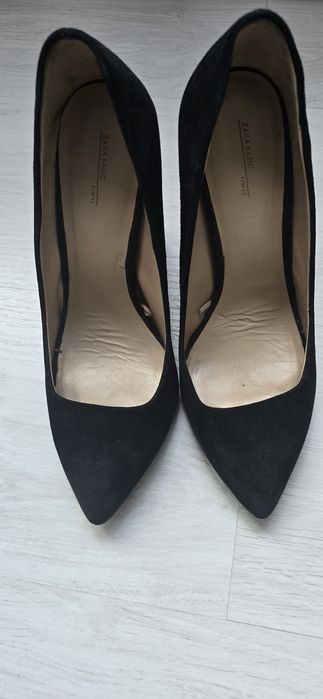 Pantofi piele întoarsă Zara nr 39
