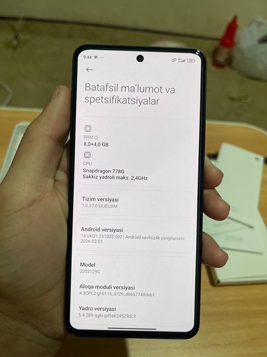 Xiaomi 12 lite 5g ideal 8/128