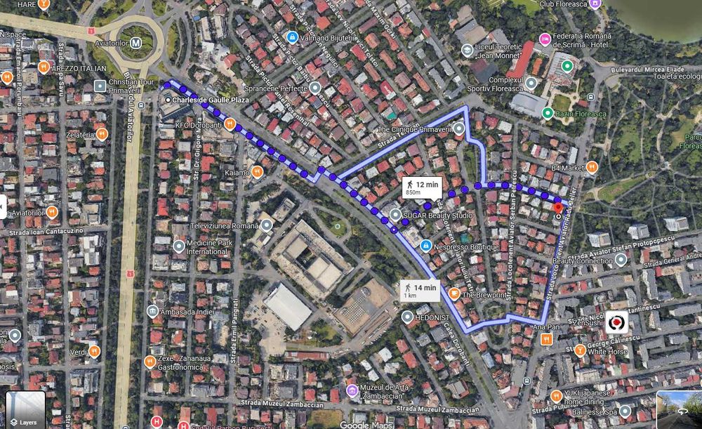 Proprietar inchiriez apartament 2 camere Dorobanti Beller