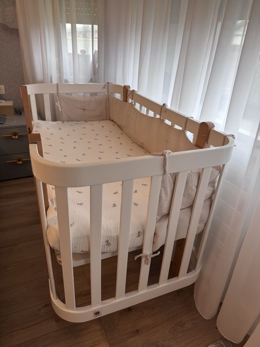 Pat bebe 120x60 + saltea 120x60