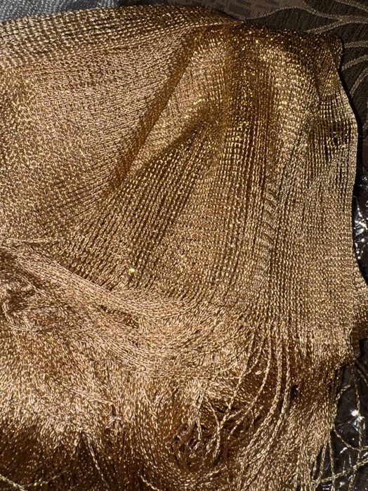 Луксозно Златисто и 1Сребристо плажно парео топмодел Дубай топхит 2025