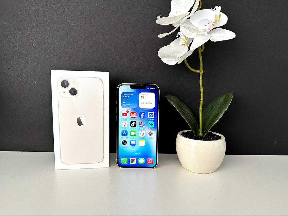 Phone 13 Starlight 128 Gb stare excelenta la cutie