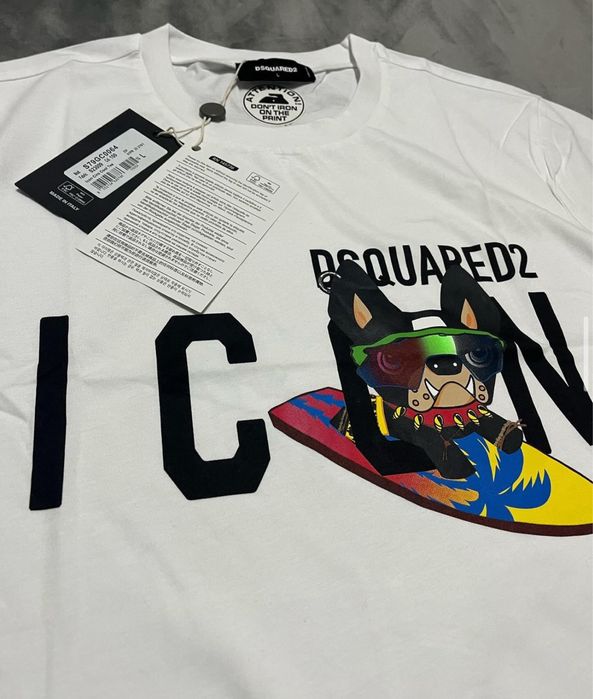 Tricou Dsquared Surf Ciro Dog