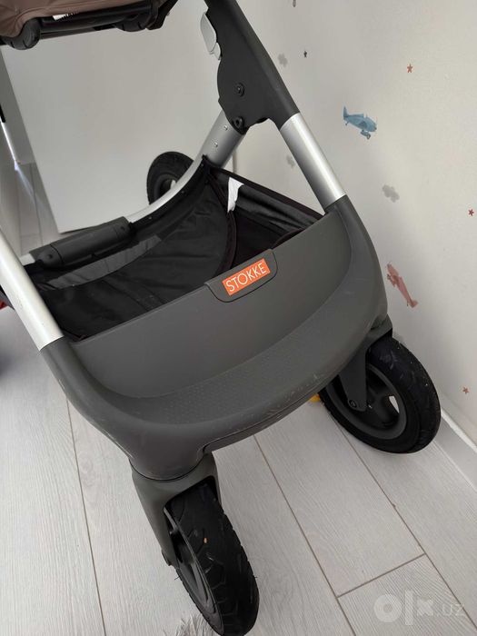 Коляска Stokke Trailz 2 в 1: люлька + прогулка, после химчистки