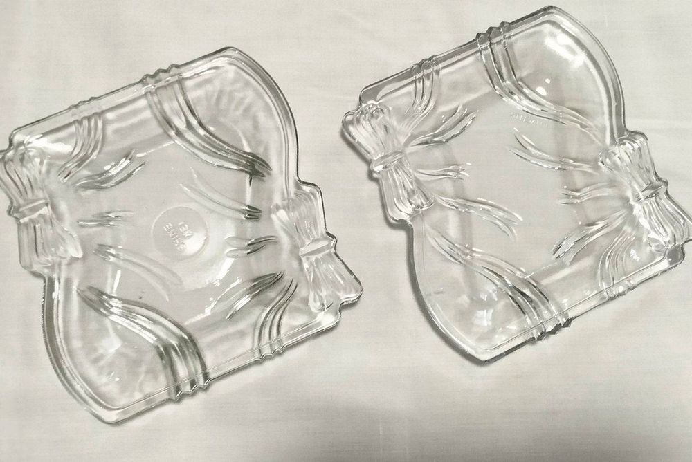 Тарелки стеклянные