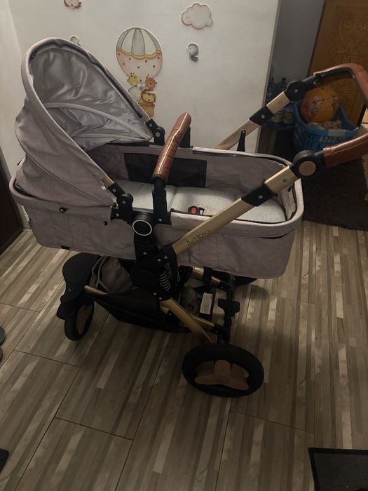 Carut cu landou si scoica