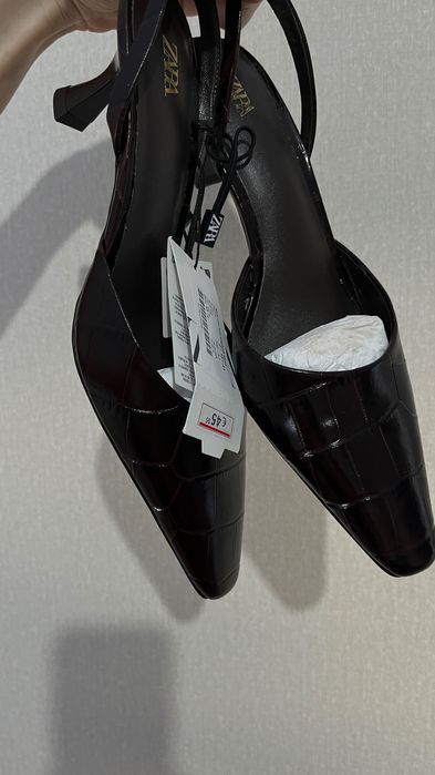 Мюли Zara новые кроко