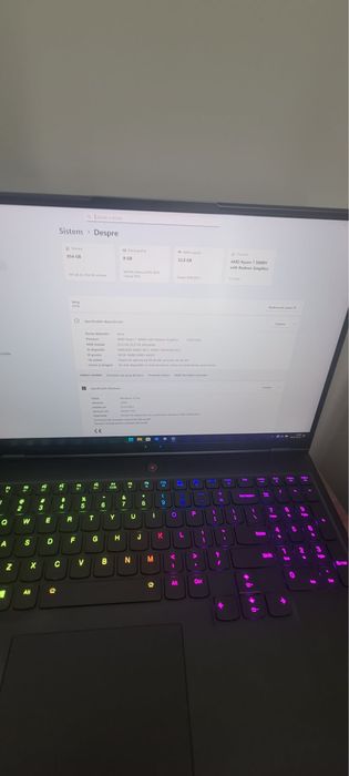 Laptop gaming Lenovo Legion 7 – Ryzen 7 5800H / RTX 3070 / 32GB RAM