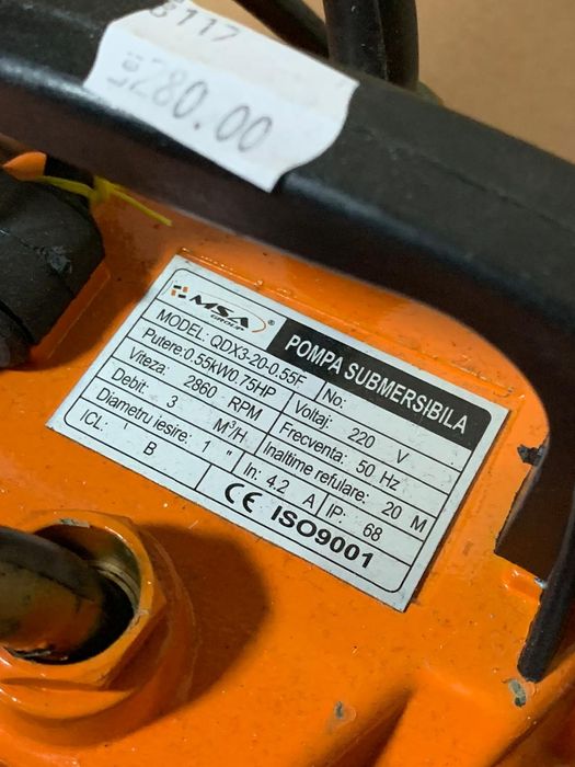 Pompa apa submersibila/Pompa submersibila apa murdara