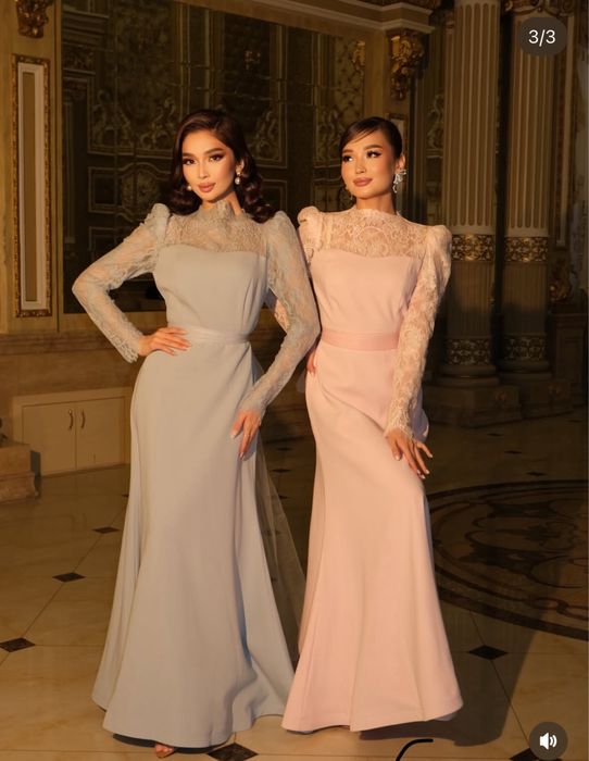 Новая платье голубой