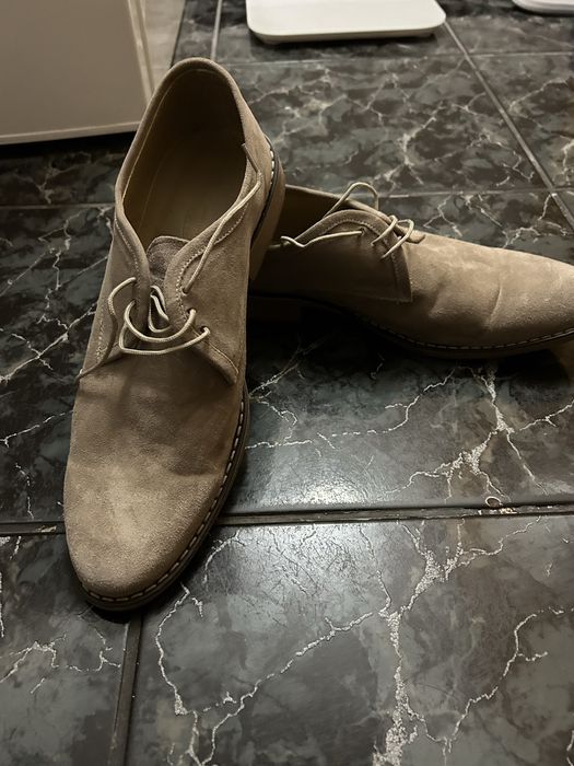 Pantofi 42 piele naturala intoarsa ca noi purtati o singura data