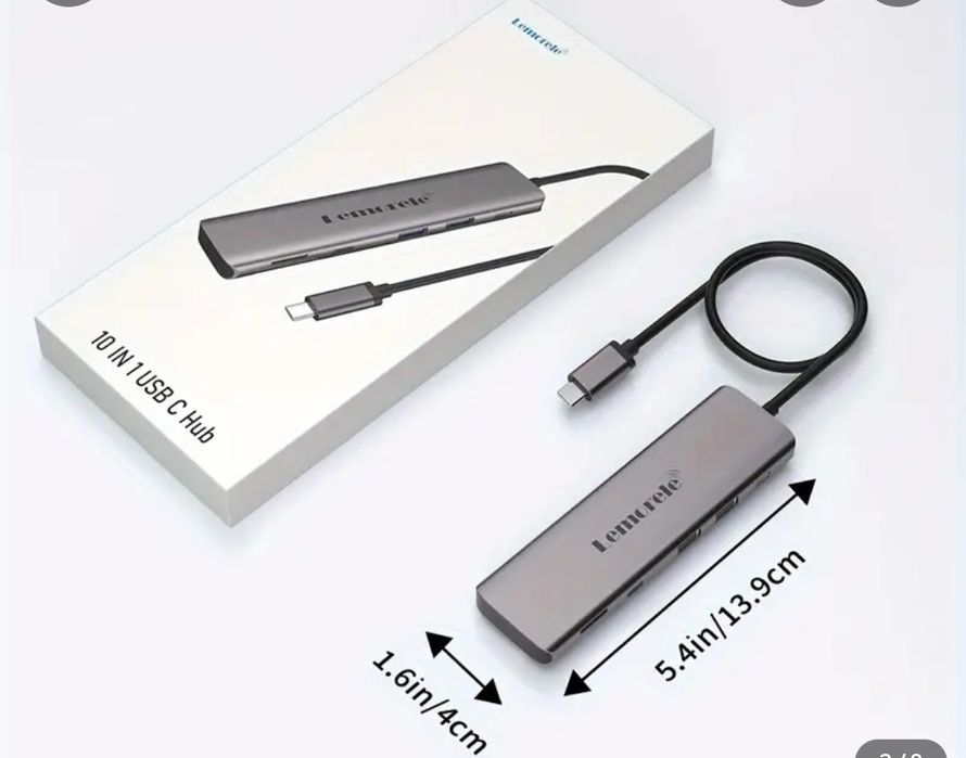 Hub usb-c,10 în 1,multiport adaptor,Dock station