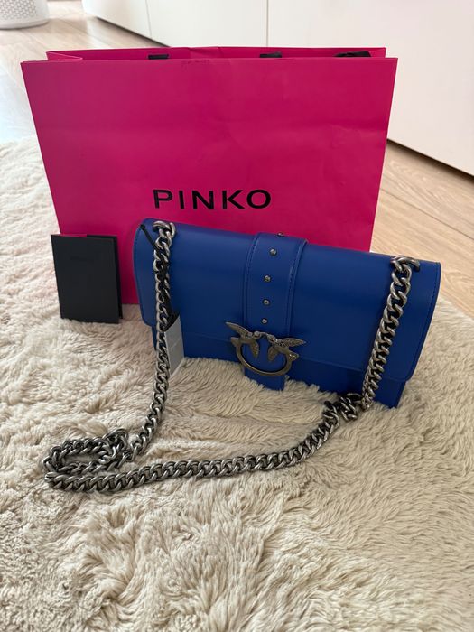 Оригинална нова чанта Pinko Love Classic Icon Simply 4, ест. кожа