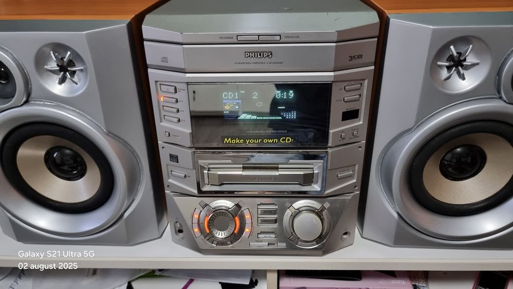 Combina Philips FW-R8-22 Foarte rara cu cd recorder