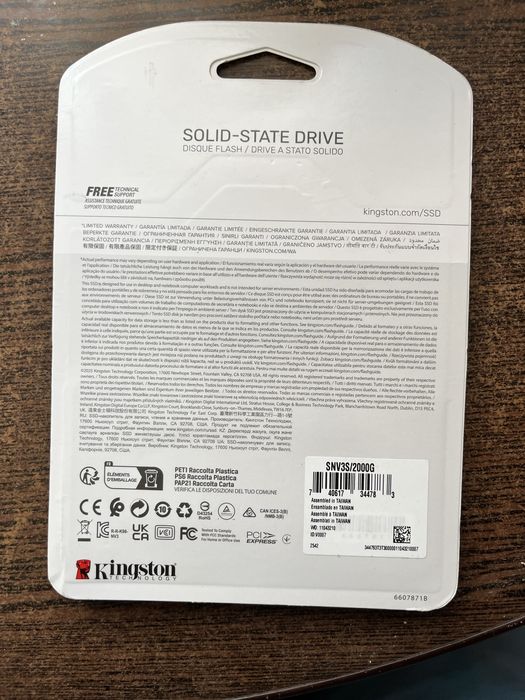 SSD NV3 M2 Kingston 2TB Sigilat