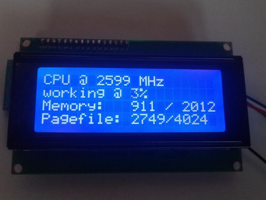 LCD2USB мод дисплей за компютър