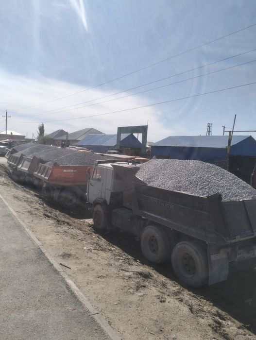 Щебень барлық түрлері бар