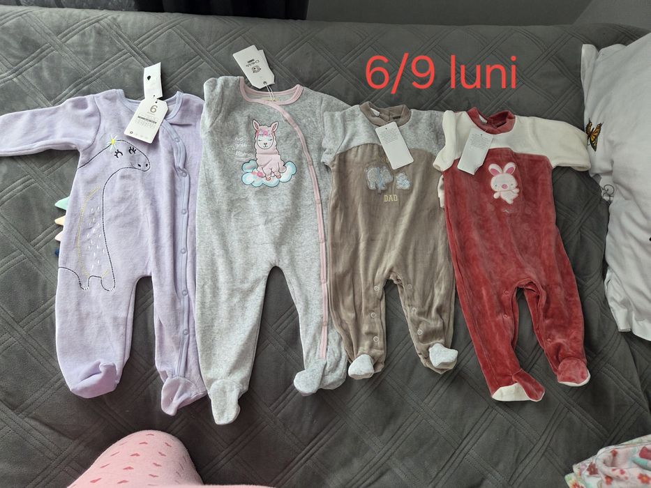 Salopete noi bebe fleece