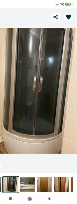 Душевая кабина в хорошем состоянии