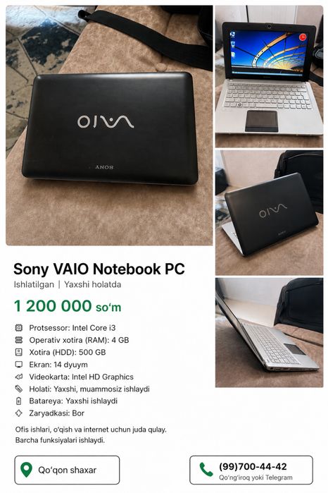 Sony VAIO sotiladi