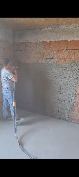 Tencuiala mecanizata , finisari interior si exterior