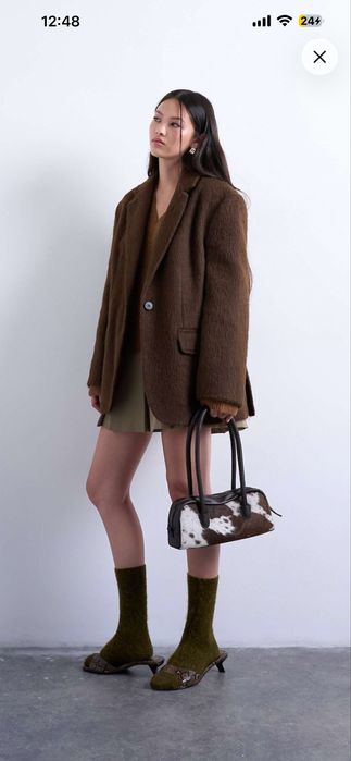 Шерстяной пиджак Topshop