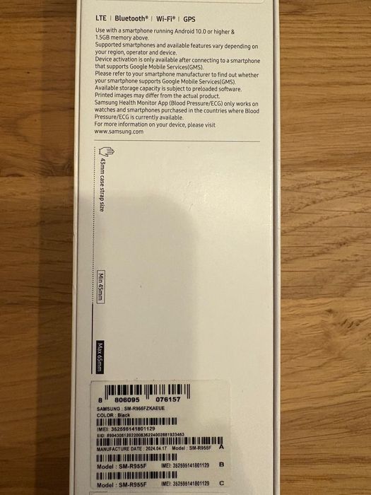 Samsung Galaxy Watch 6 classic 43mm LTE GPS WIFI BLUETOOTH