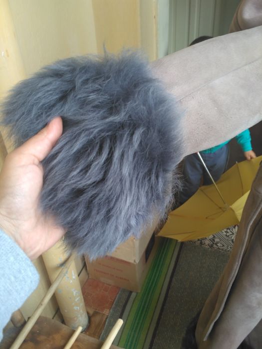 Дамски агнешки кожух