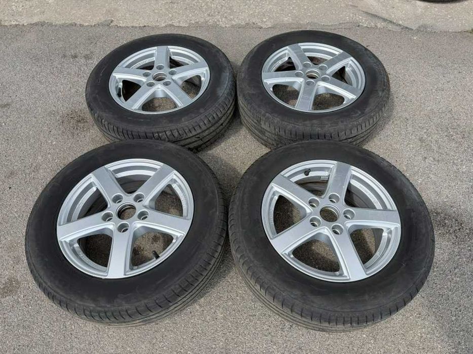 4 бр. Летни гуми 195/65 R15 с алуминиеви джанти 5x112 Audi VW Seat Skoda