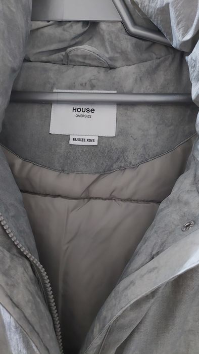 Яке  House сребристо с качулка