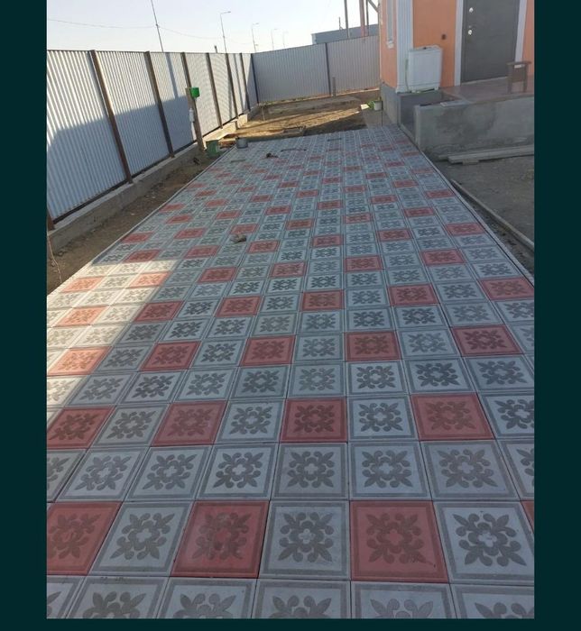 Брусчатка , тротуарная плитка , Бордюр