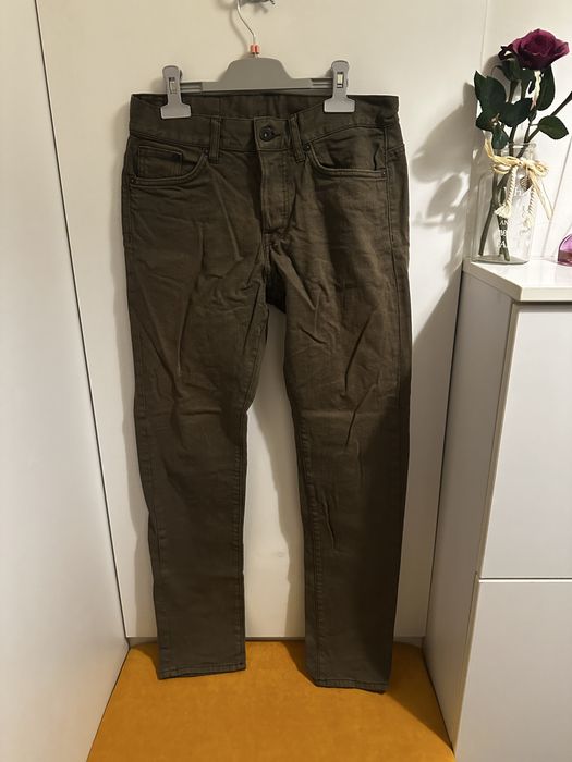 Blugi bărbătești denim verzi H&M, mărimea 29/32