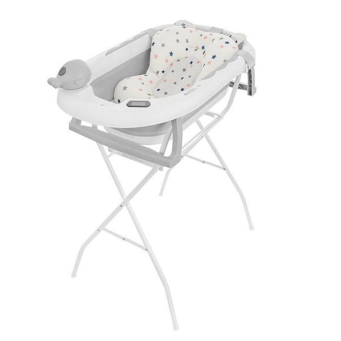 Cadita bebe pliabila + suport pliabil Primabobo (cu termometru)