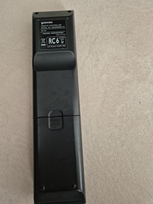 Тошиба дистанционно RC6