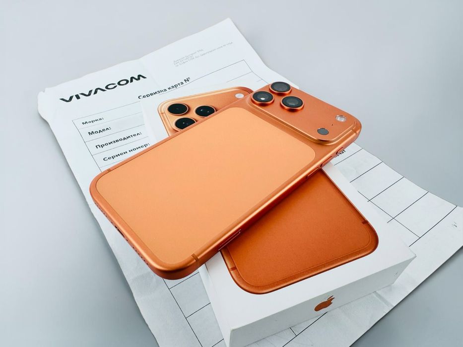 НОВ! Apple iPhone 17 Pro Max 256GB Orange 2г. Гаранция!