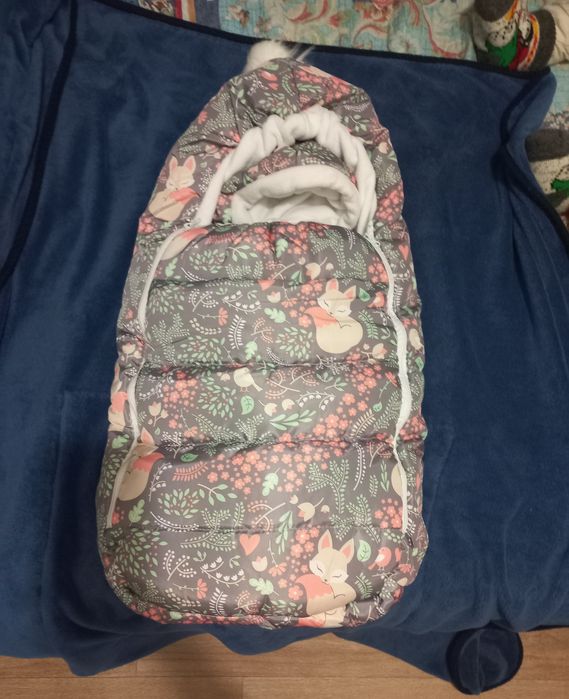 Детский зимний комбинизон+конверт