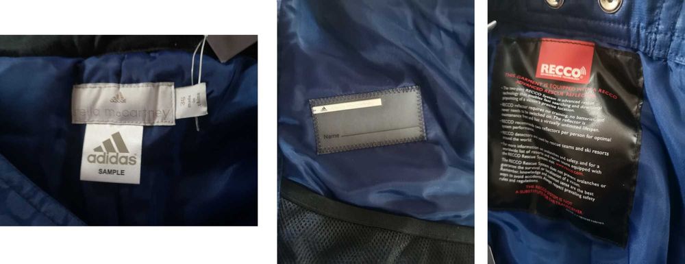 costum ski snowboarding Adidas Stella McCartney Recco sport iarna NOU
