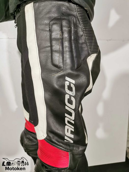 Costum moto piele si textil Vanucci-marime 54, 52