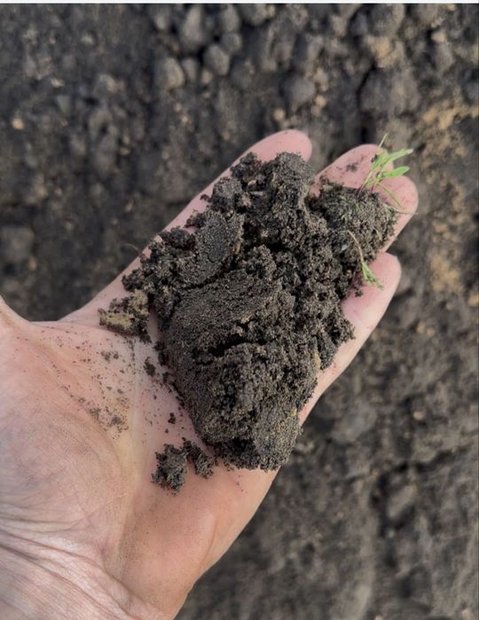 Земля плодородная, чернозем в огород!