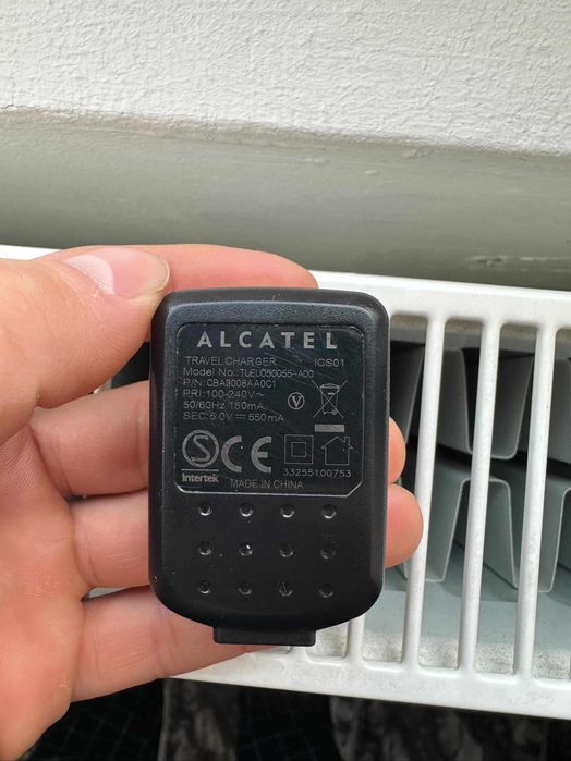 Adaptor de priză încărcător original ALCATEL , USB-A, 550 mA , 500 V